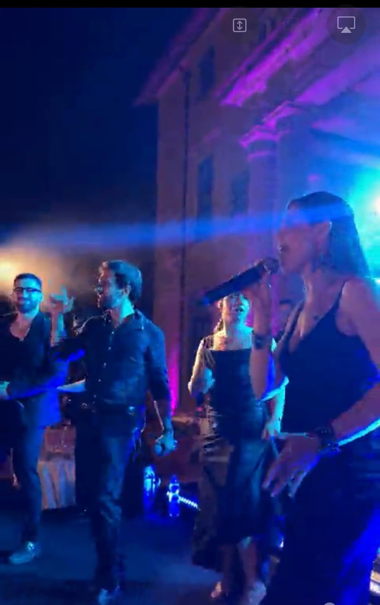 Function band performing live