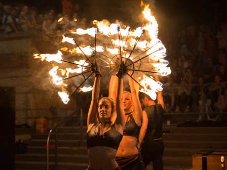 The Tuscany Fire Dancers