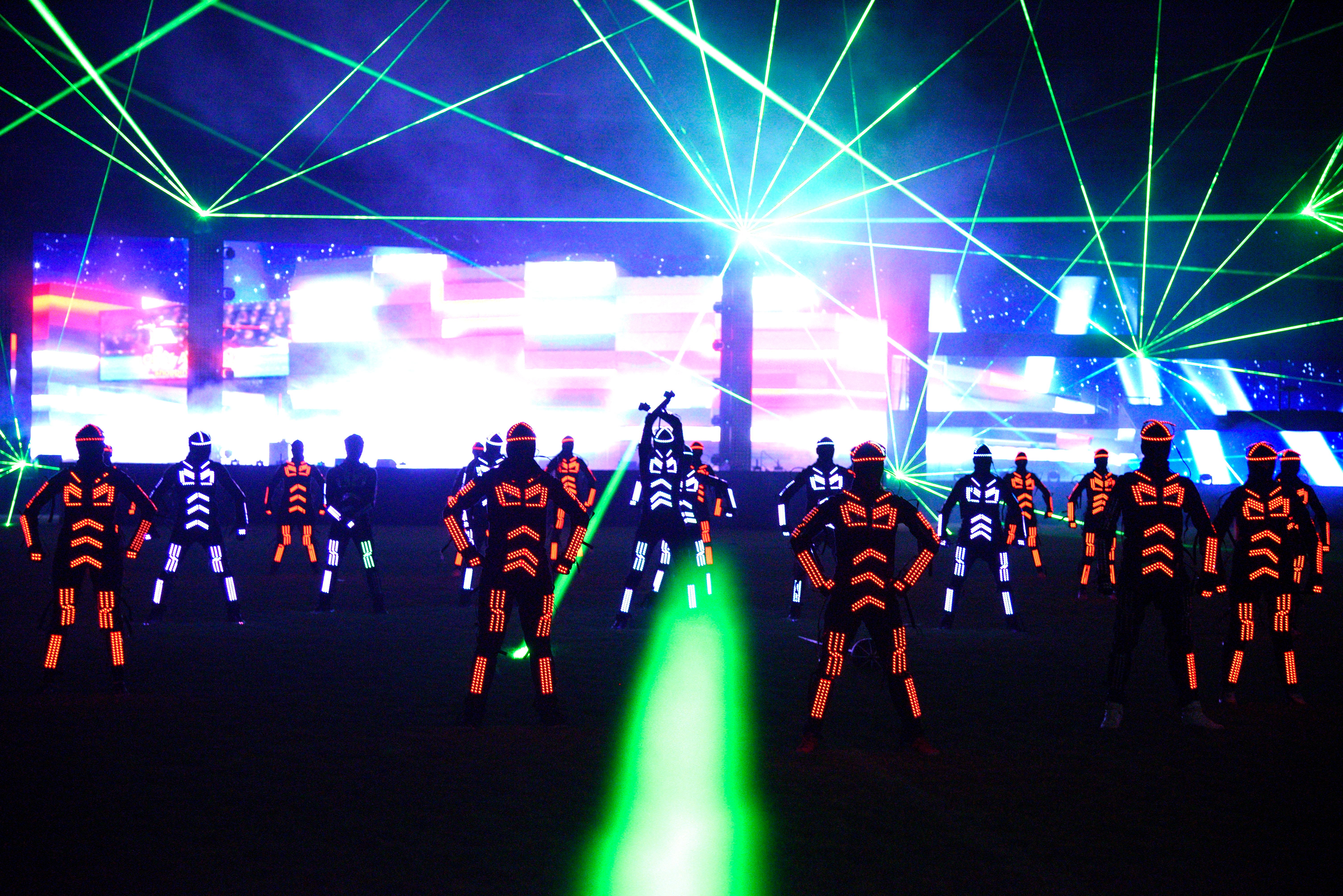LED Tron Dancers