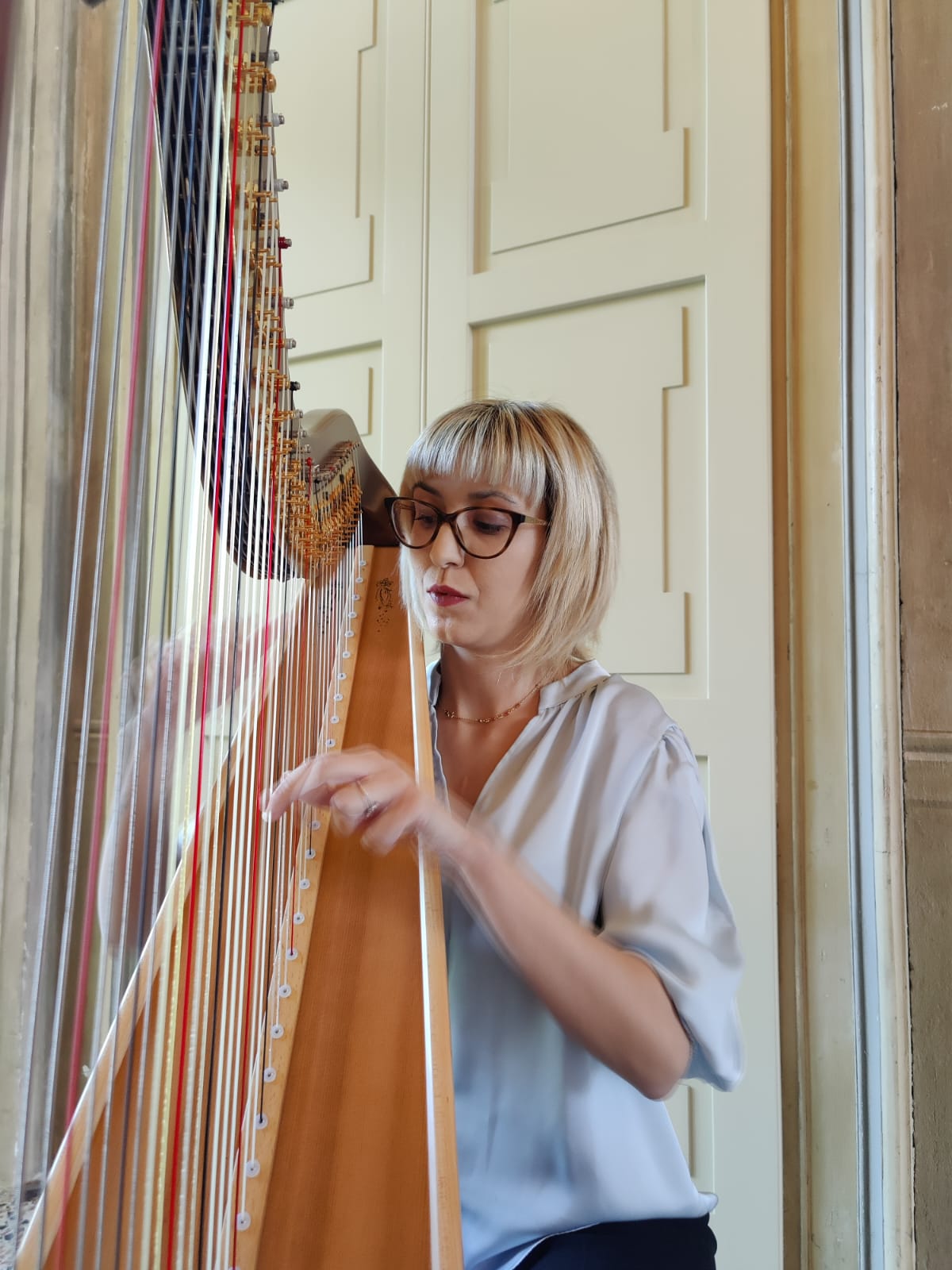 The Lombardy Harpist