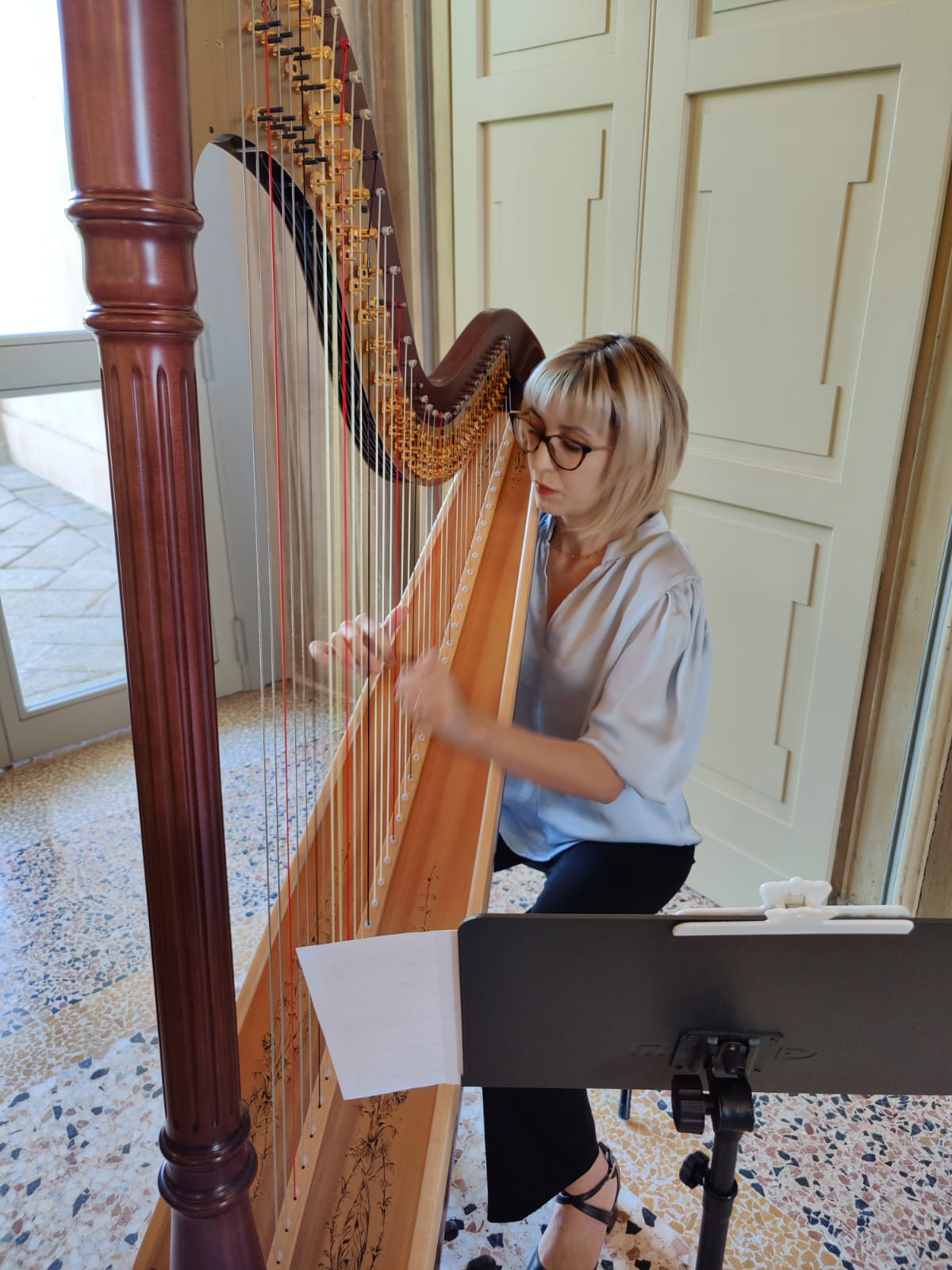 The Lombardy Harpist