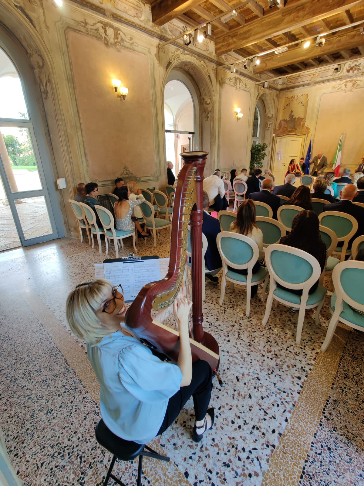 The Lombardy Harpist