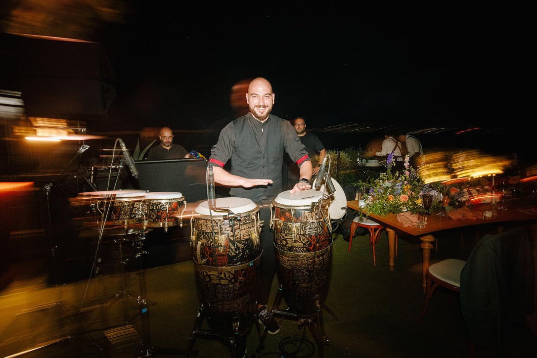 The Santorini Percussionist