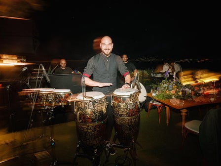 The Santorini Percussionist