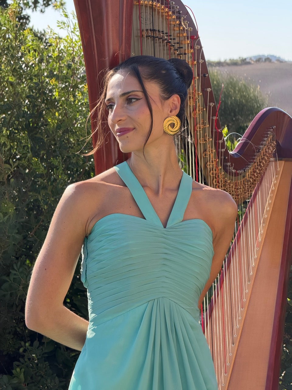 The Tuscany Harpist
